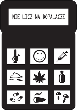 Plakat profilaktyczny powstał w ramach programu &quot;Sztuka Wyboru&quot;. Plakaty są dostępne na licencji Creative Commons - Uznanie autorstwa - Użycie niekomercyjne - Bez utworów zależnych 4.0 Międzynarodowe. W związku ilością grafik nadesłanych na konkurs i ich abstrakcyjną formą grafika nie posiada alternatywnego opisu, jednak serdecznie zachęcamy do kontaktu z administratorem strony, który z przyjemnością przybliży Państwu program i różnorodność zrealizowanych w jego ramach prac.