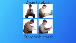 Plakat profilaktyczny powstał w ramach programu &quot;Sztuka Wyboru&quot;. Plakaty są dostępne na licencji Creative Commons - Uznanie autorstwa - Użycie niekomercyjne - Bez utworów zależnych 4.0 Międzynarodowe. W związku ilością grafik nadesłanych na konkurs i ich abstrakcyjną formą grafika nie posiada alternatywnego opisu, jednak serdecznie zachęcamy do kontaktu z administratorem strony, który z przyjemnością przybliży Państwu program i różnorodność zrealizowanych w jego ramach prac.