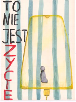 Plakat profilaktyczny powstał w ramach programu &quot;Sztuka Wyboru&quot;. Plakaty są dostępne na licencji Creative Commons - Uznanie autorstwa - Użycie niekomercyjne - Bez utworów zależnych 4.0 Międzynarodowe. W związku ilością grafik nadesłanych na konkurs i ich abstrakcyjną formą grafika nie posiada alternatywnego opisu, jednak serdecznie zachęcamy do kontaktu z administratorem strony, który z przyjemnością przybliży Państwu program i różnorodność zrealizowanych w jego ramach prac.