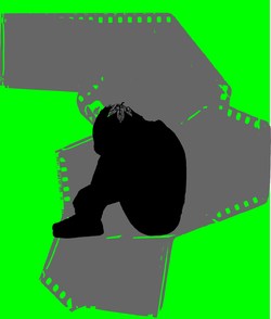 Plakat profilaktyczny powstał w ramach programu &amp;quot;Sztuka Wyboru&amp;quot;. Plakaty są dostępne na licencji Creative Commons - Uznanie autorstwa - Użycie niekomercyjne - Bez utworów zależnych 4.0 Międzynarodowe. W związku ilością grafik nadesłanych na konkurs i ich abstrakcyjną formą grafika nie posiada alternatywnego opisu, jednak serdecznie zachęcamy do kontaktu z administratorem strony, który z przyjemnością przybliży Państwu program i różnorodność zrealizowanych w jego ramach prac.