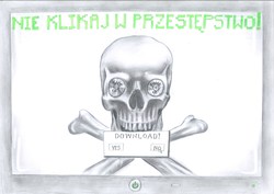 Plakat profilaktyczny powstał w ramach programu &amp;quot;Sztuka Wyboru&amp;quot;. Plakaty są dostępne na licencji Creative Commons - Uznanie autorstwa - Użycie niekomercyjne - Bez utworów zależnych 4.0 Międzynarodowe. W związku ilością grafik nadesłanych na konkurs i ich abstrakcyjną formą grafika nie posiada alternatywnego opisu, jednak serdecznie zachęcamy do kontaktu z administratorem strony, który z przyjemnością przybliży Państwu program i różnorodność zrealizowanych w jego ramach prac.